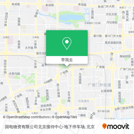 国电物资有限公司北京接待中心-地下停车场地图