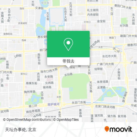 天坛办事处地图