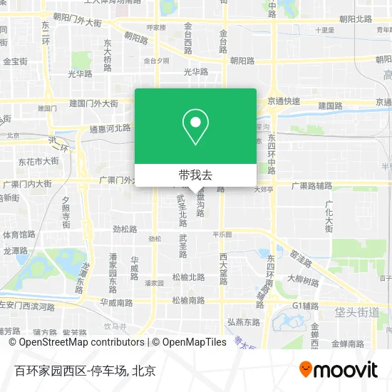 百环家园西区-停车场地图