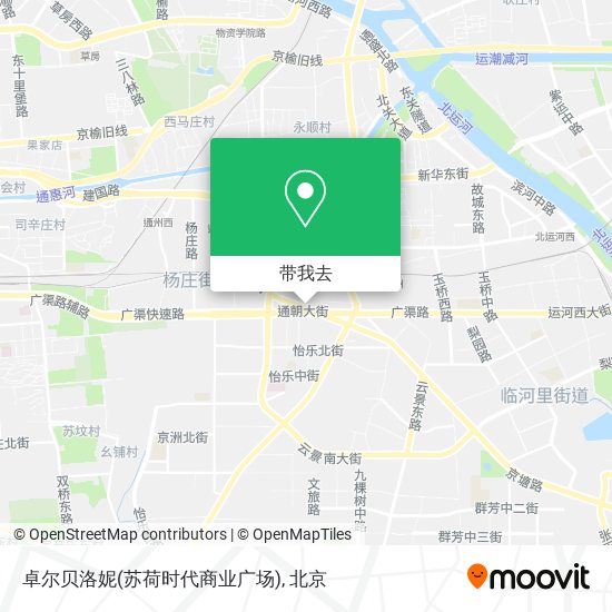 卓尔贝洛妮(苏荷时代商业广场)地图