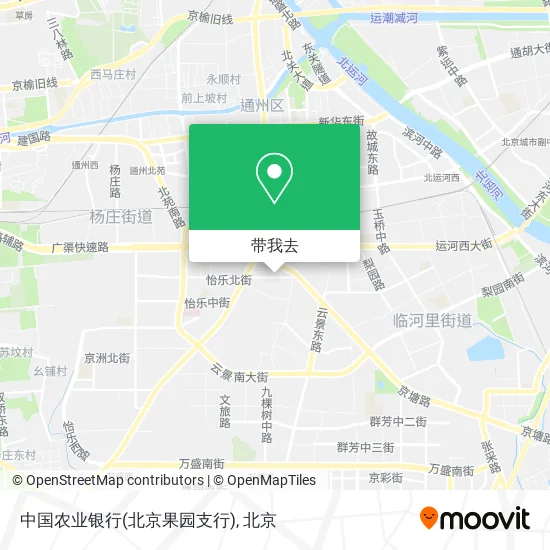 中国农业银行(北京果园支行)地图