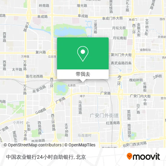 中国农业银行24小时自助银行地图