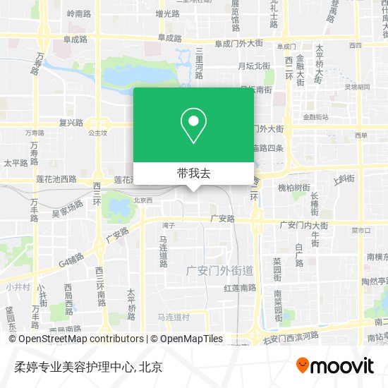 柔婷专业美容护理中心地图