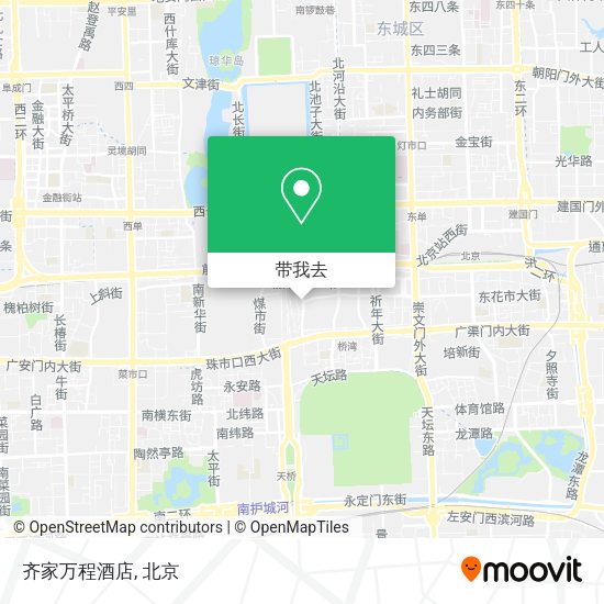 齐家万程酒店地图