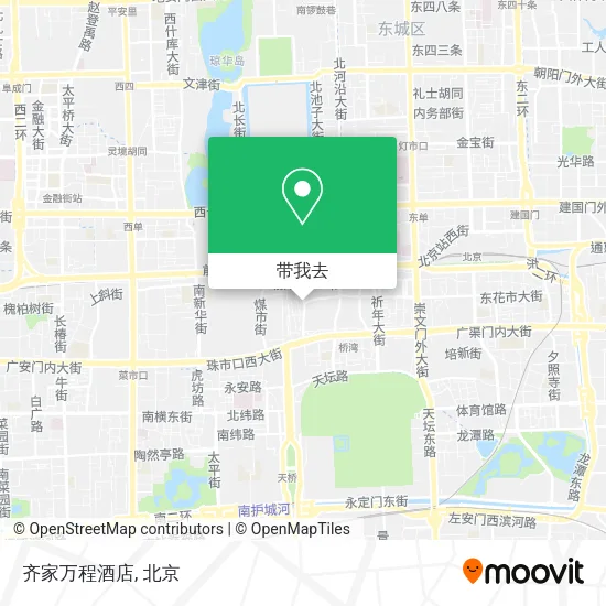 齐家万程酒店地图