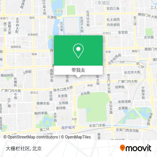 大栅栏社区地图