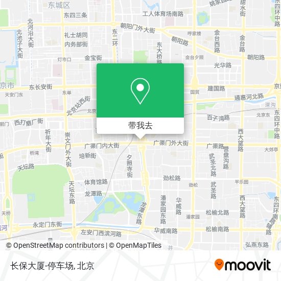 长保大厦-停车场地图