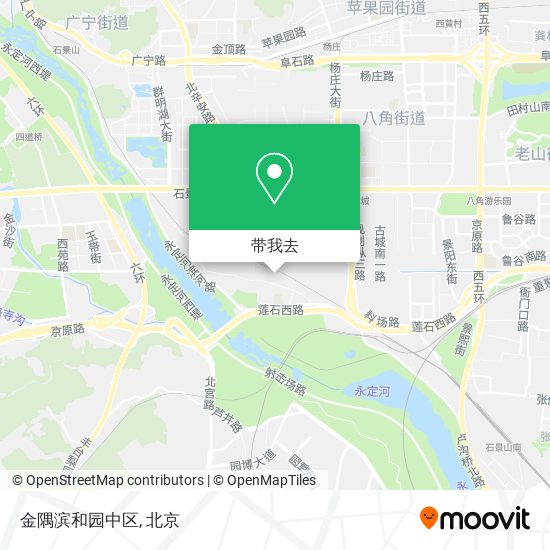 金隅滨和园中区地图