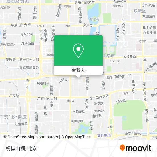 杨椒山祠地图