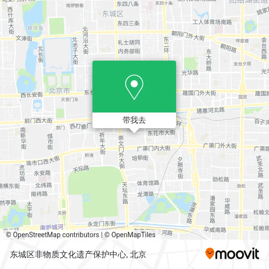 东城区非物质文化遗产保护中心地图