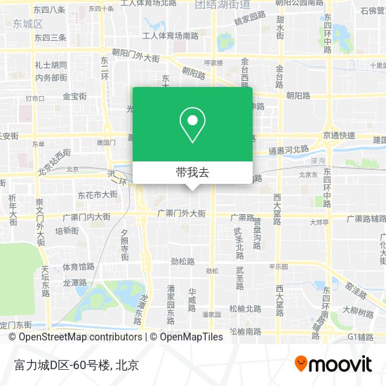 富力城D区-60号楼地图