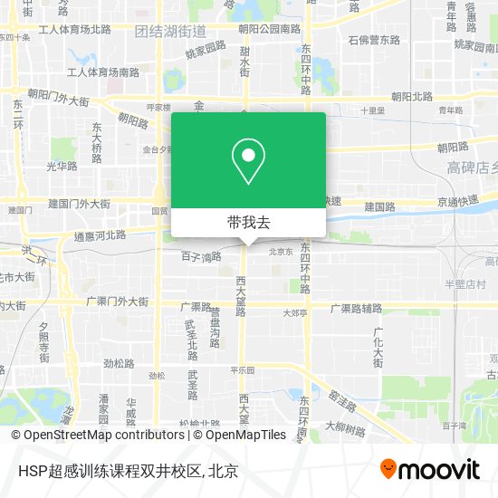 HSP超感训练课程双井校区地图