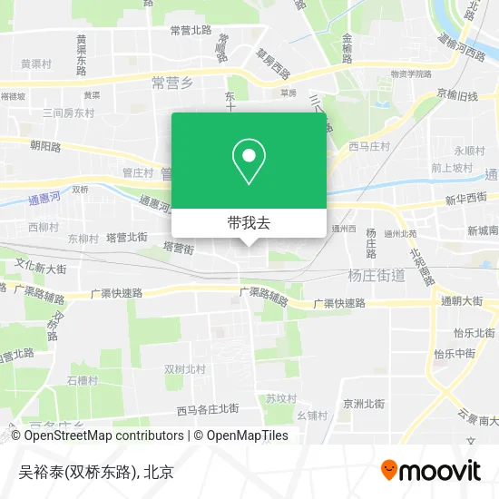 吴裕泰(双桥东路)地图
