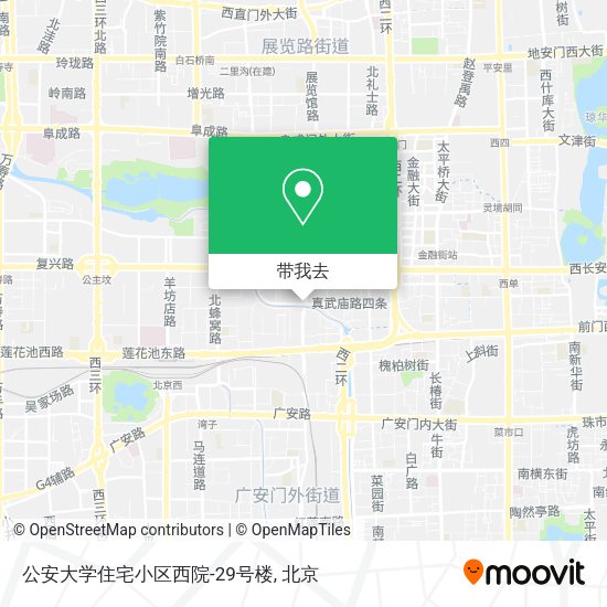 公安大学住宅小区西院-29号楼地图
