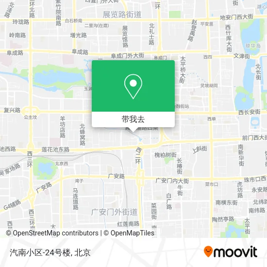 汽南小区-24号楼地图