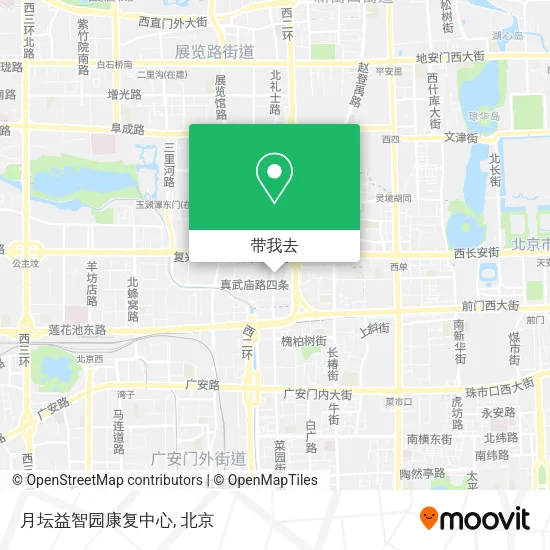 月坛益智园康复中心地图