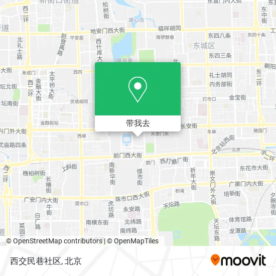 西交民巷社区地图