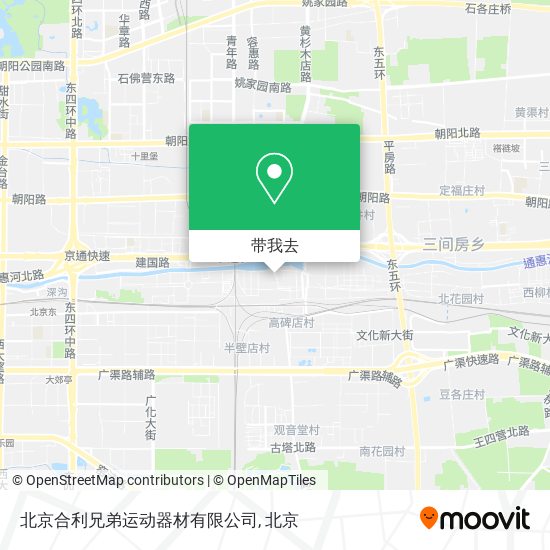北京合利兄弟运动器材有限公司地图