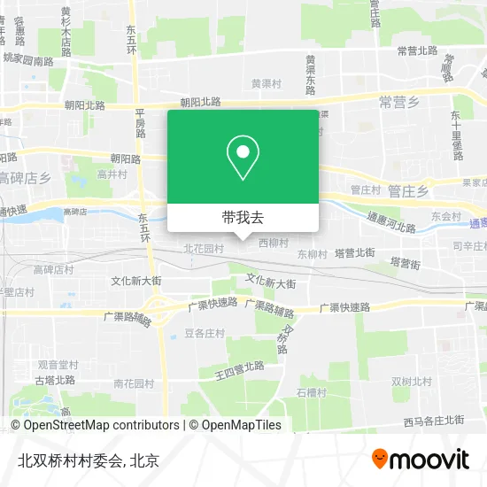 北双桥村村委会地图
