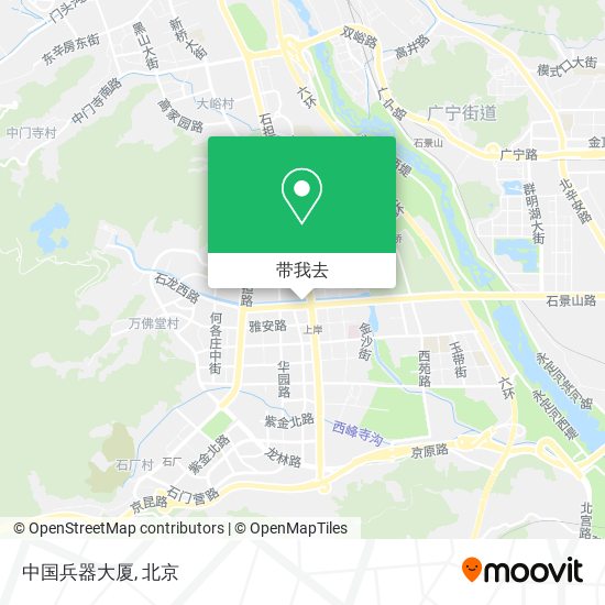 中国兵器大厦地图