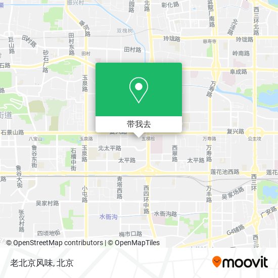 老北京风味地图