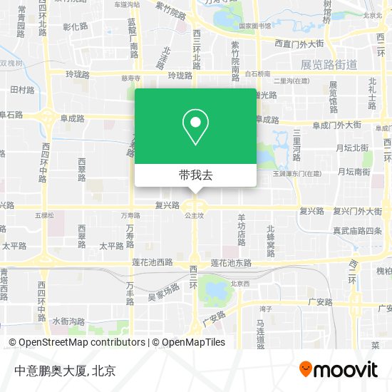 中意鹏奥大厦地图