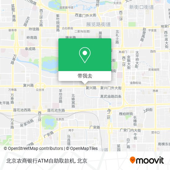 北京农商银行ATM自助取款机地图