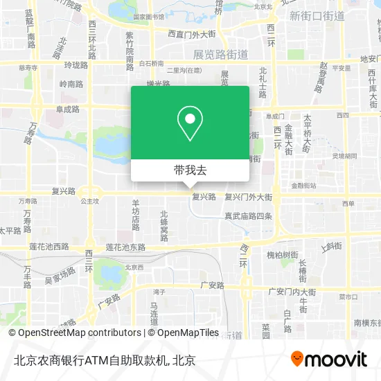 北京农商银行ATM自助取款机地图