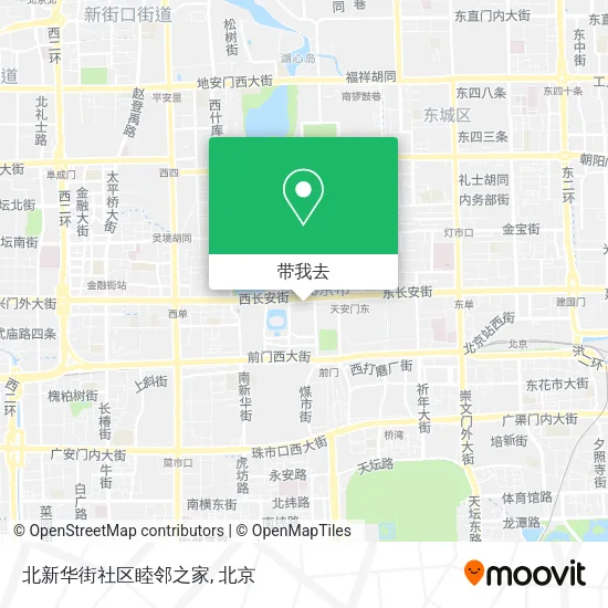 北新华街社区睦邻之家地图