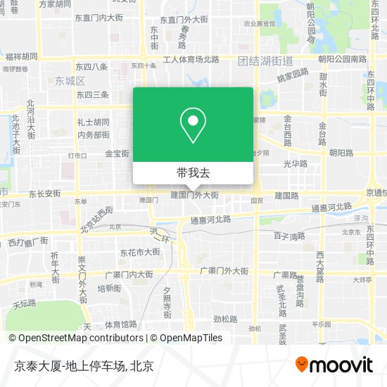 京泰大厦-地上停车场地图