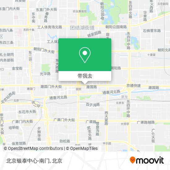 北京银泰中心-南门地图