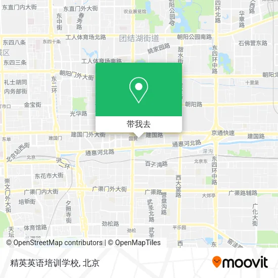 精英英语培训学校地图