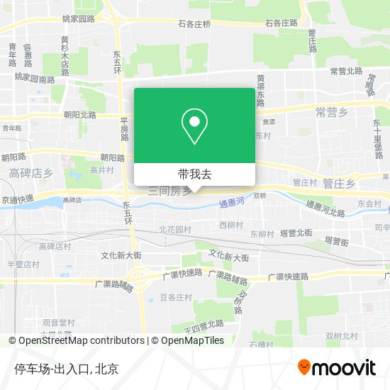停车场-出入口地图