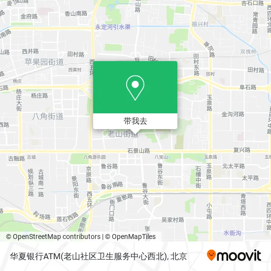 华夏银行ATM(老山社区卫生服务中心西北)地图