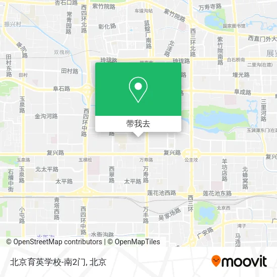 北京育英学校-南2门地图