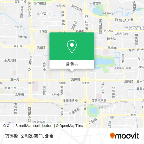 万寿路12号院-西门地图