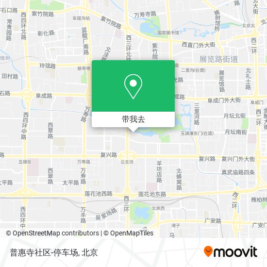 普惠寺社区-停车场地图
