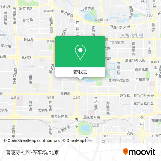 普惠寺社区-停车场地图