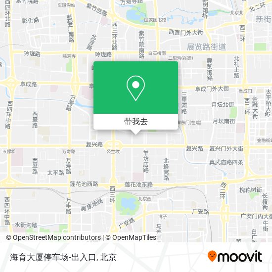 海育大厦停车场-出入口地图