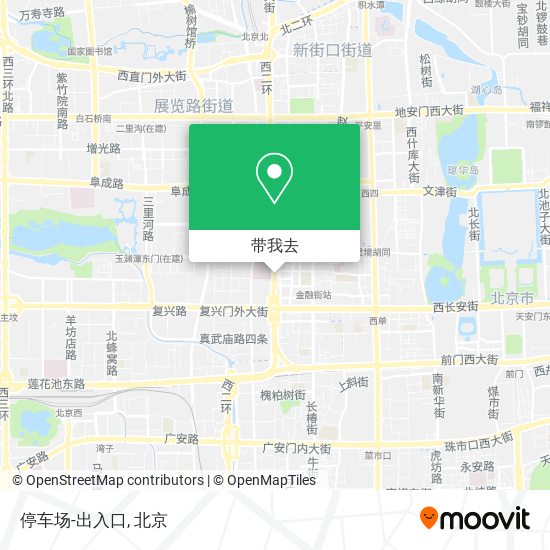 停车场-出入口地图