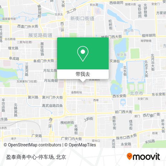 盈泰商务中心-停车场地图