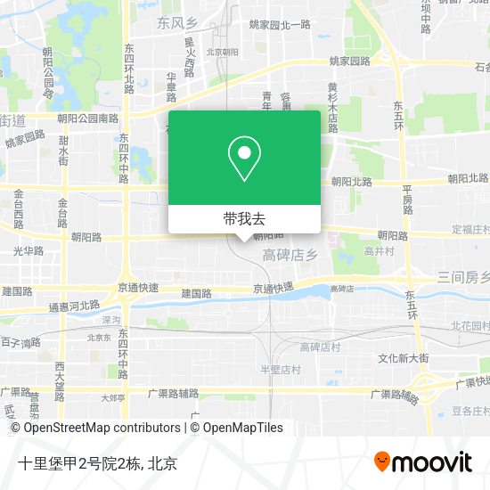 十里堡甲2号院2栋地图