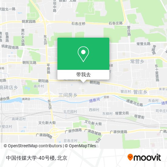 中国传媒大学-40号楼地图