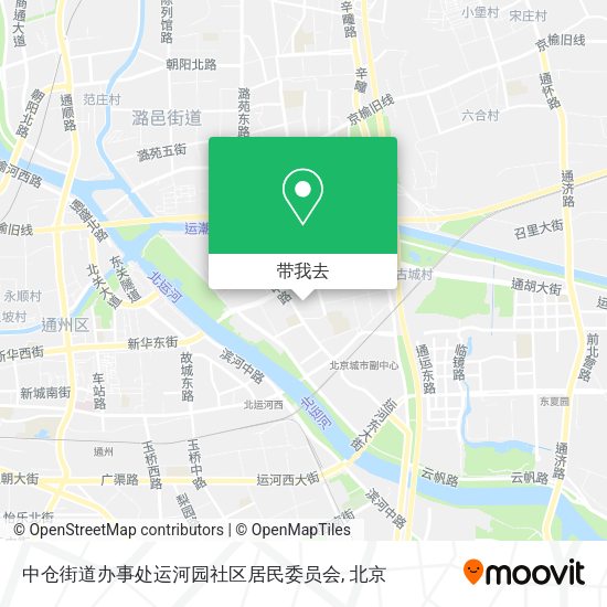 中仓街道办事处运河园社区居民委员会地图