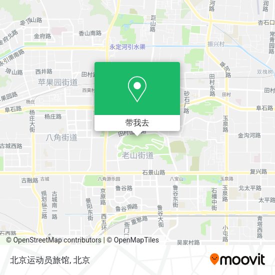 北京运动员旅馆地图