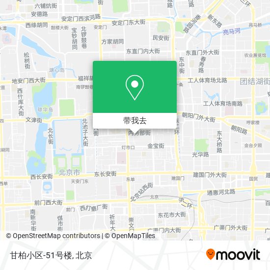 甘柏小区-51号楼地图