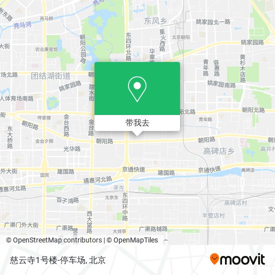 慈云寺1号楼-停车场地图