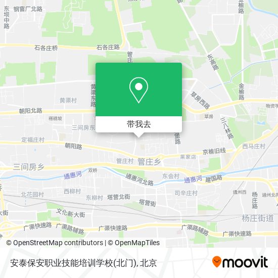 安泰保安职业技能培训学校(北门)地图