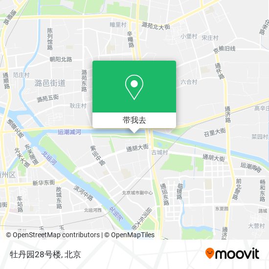 牡丹园28号楼地图