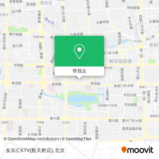 友乐汇KTV(航天桥店)地图
